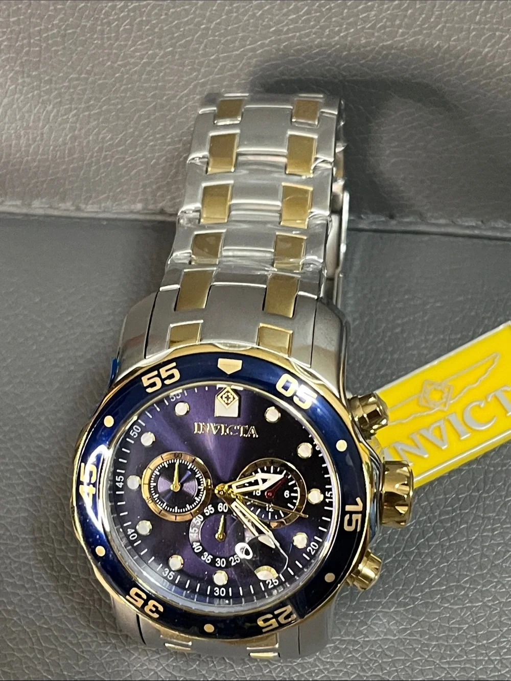 Invicta Pro Diver SCUBA Men's Watch - 48mm, Steel, Gold (0077)